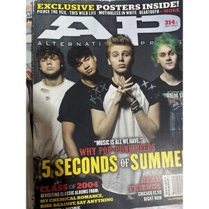 Alternative Press Issue 314.1 September 2014 5 Seconds of Summer Cover Posters